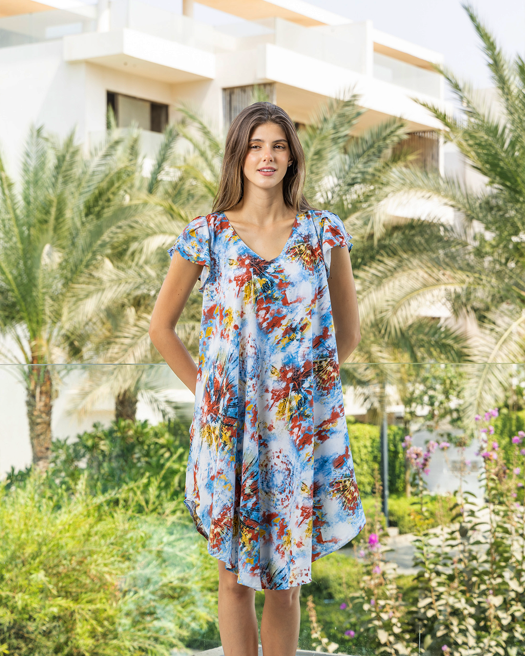 111 قميص فسكوز قصير