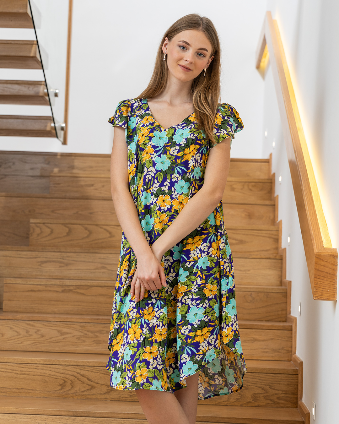 118 قميص فسكوز قصير