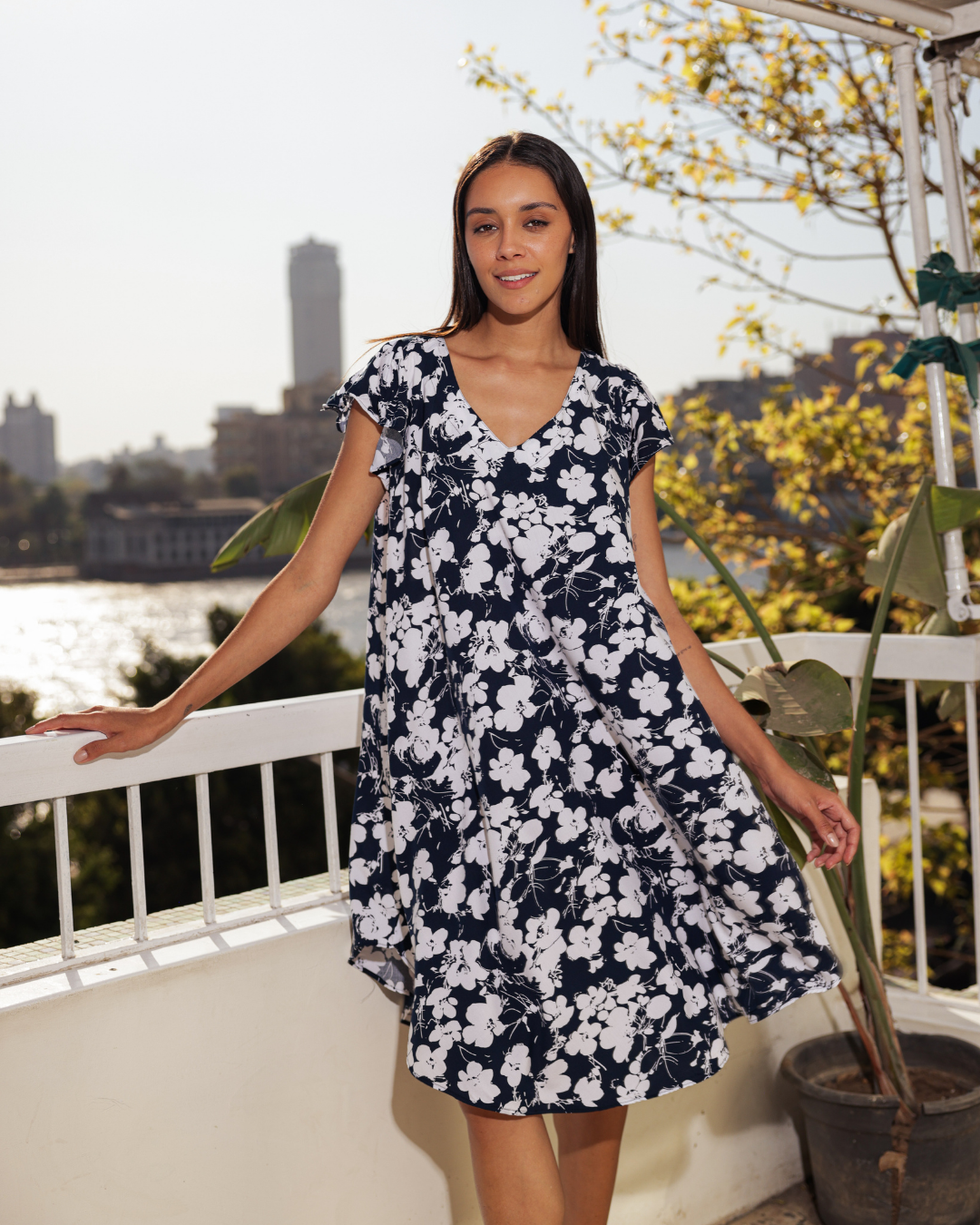 قميص فسكوز قصير 56