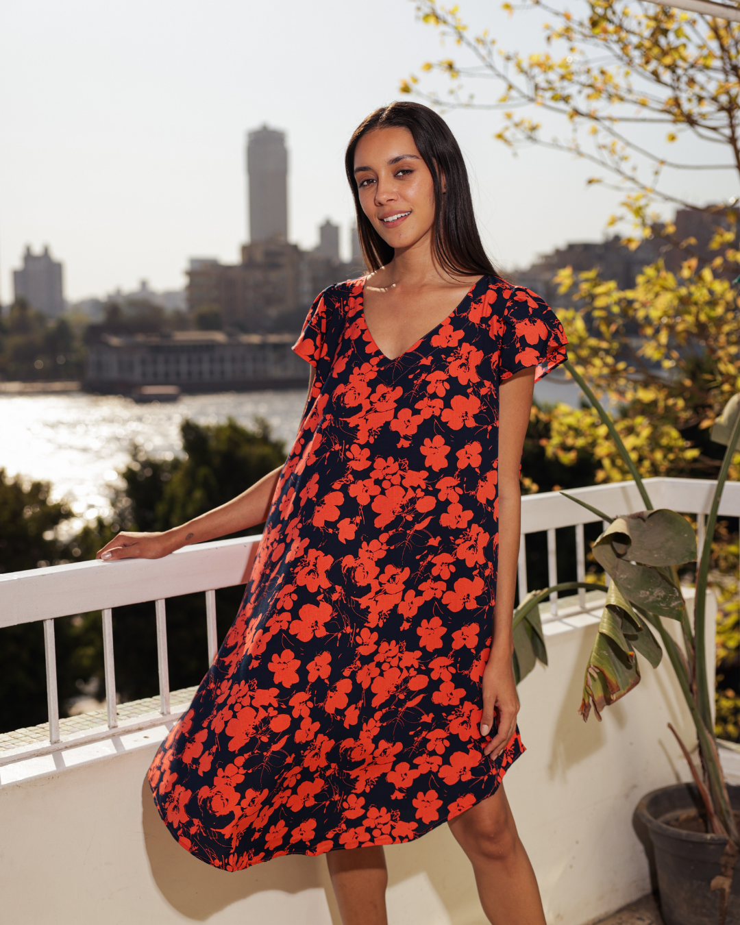 قميص فسكوز قصير 56