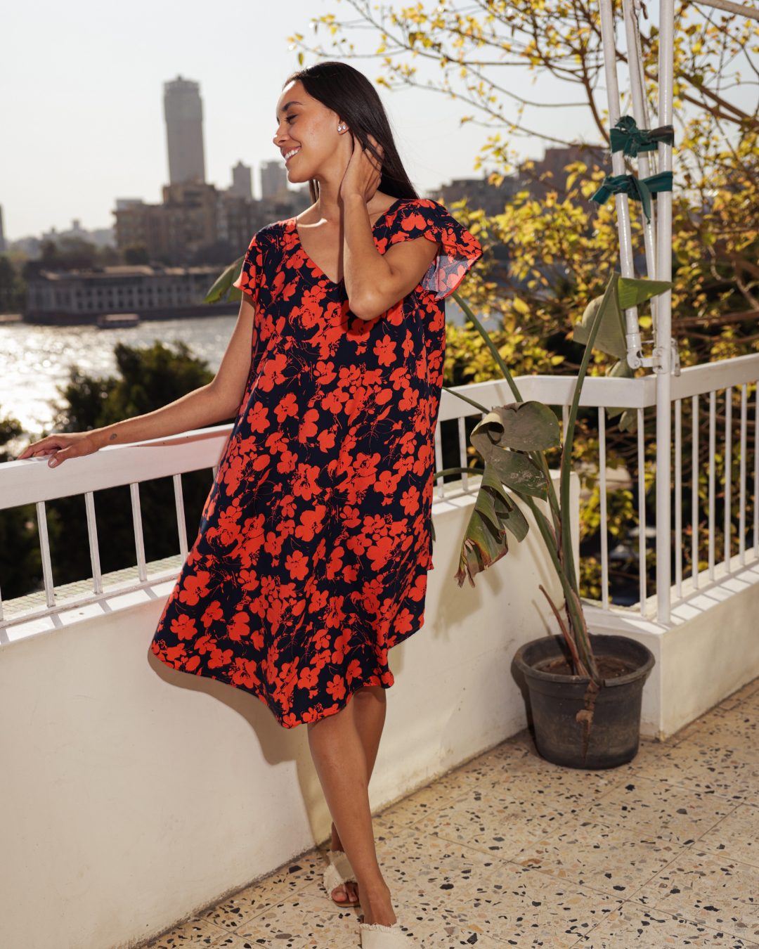 قميص فسكوز قصير 56