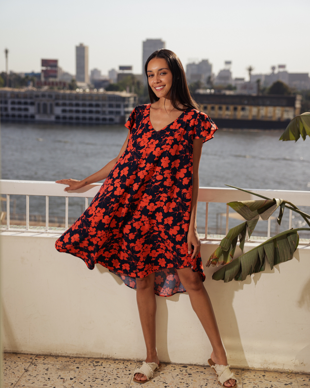 قميص فسكوز قصير 56