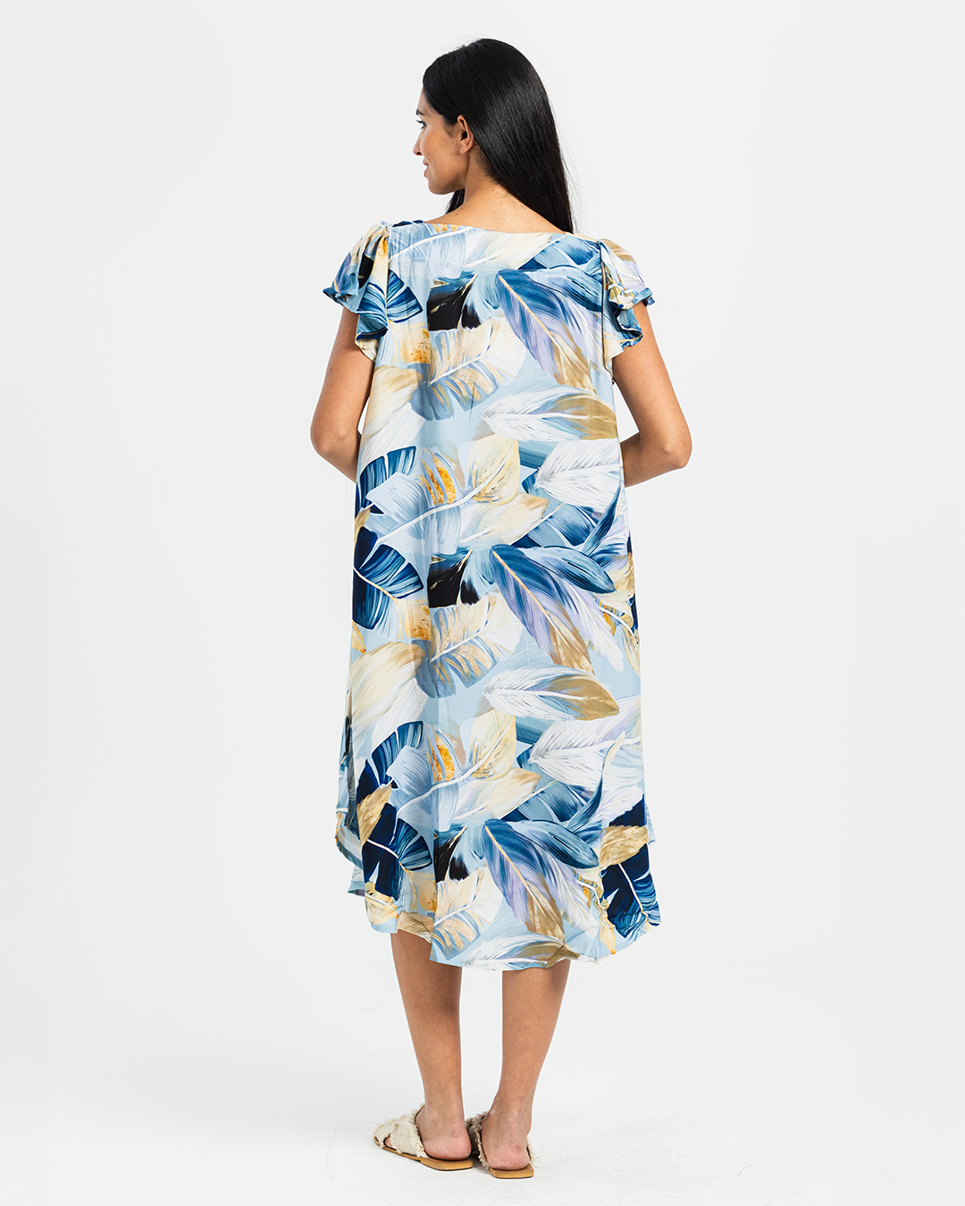 Short Printed Viscose Shirt 762