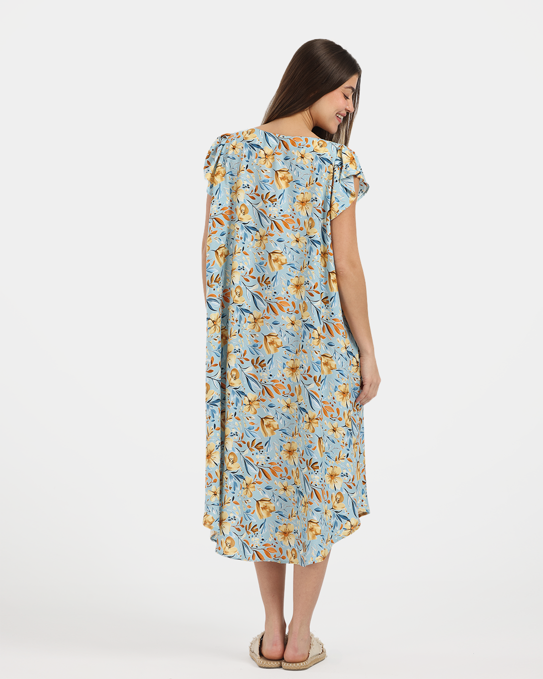 قميص فسكوز قصير مروحه 766