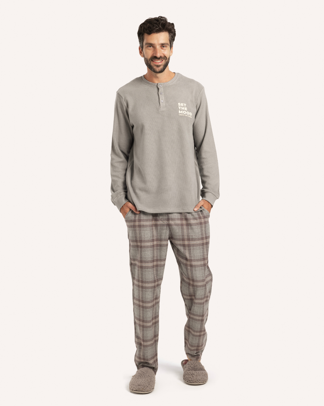 بيجاما بنطلون كاروهات اصنع اللحظه