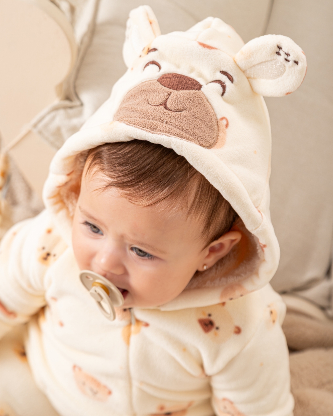 Salubette in a thin dedbid zipper