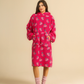 Big Colorful Roses Women Wearable Blanket