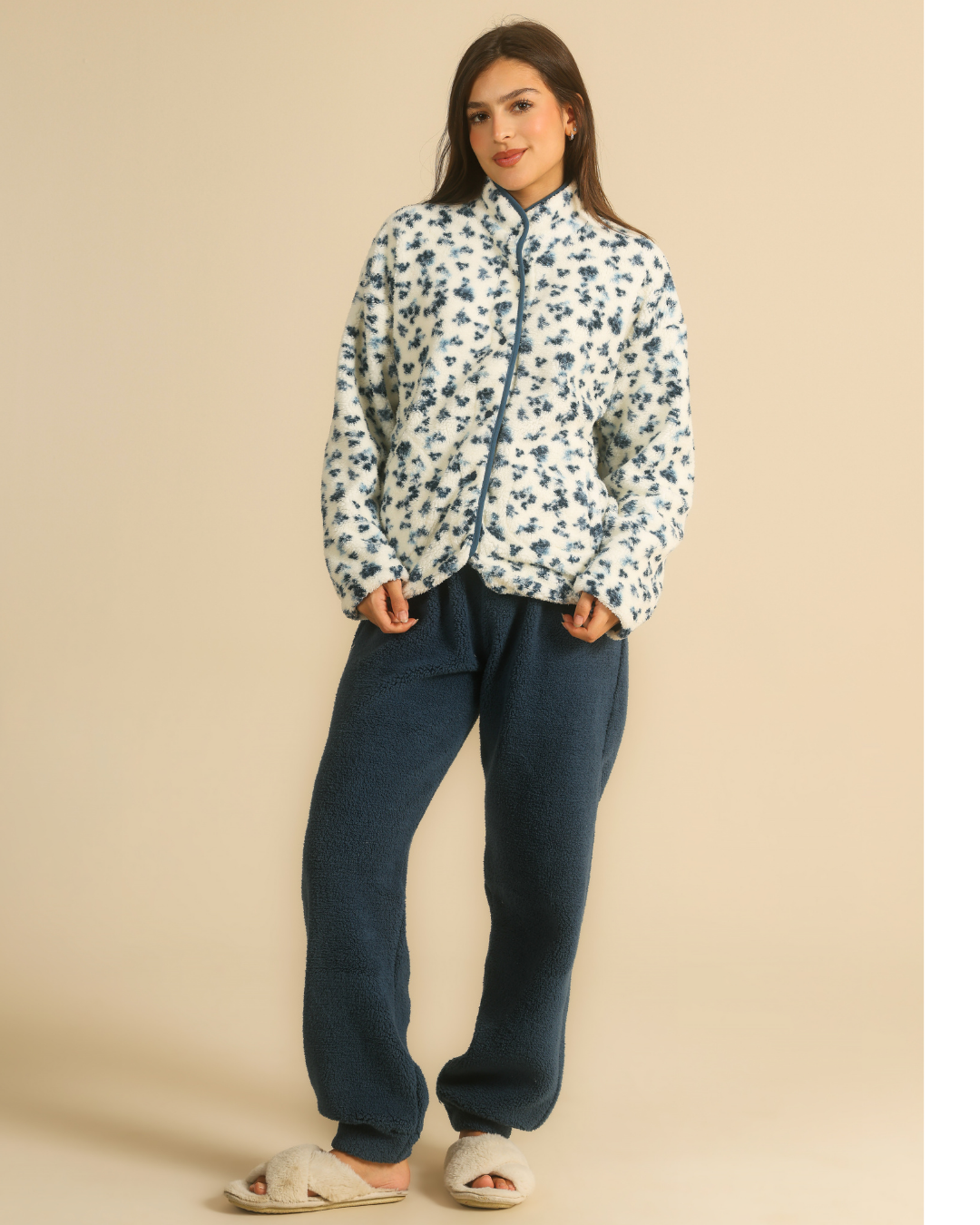 Snow Flowers Women Pajama in snow Colors