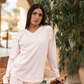 Jacquard Leaves Women's jacquard pajamas printed with branches