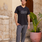 Men's half-sleeve pajamas and rotary circle pants