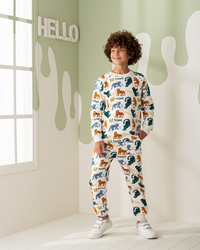 Fantasia Tiger Boys' Long Sleeve Pajamas