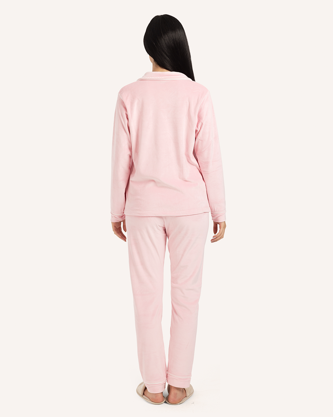 Plain classic women's pajamas