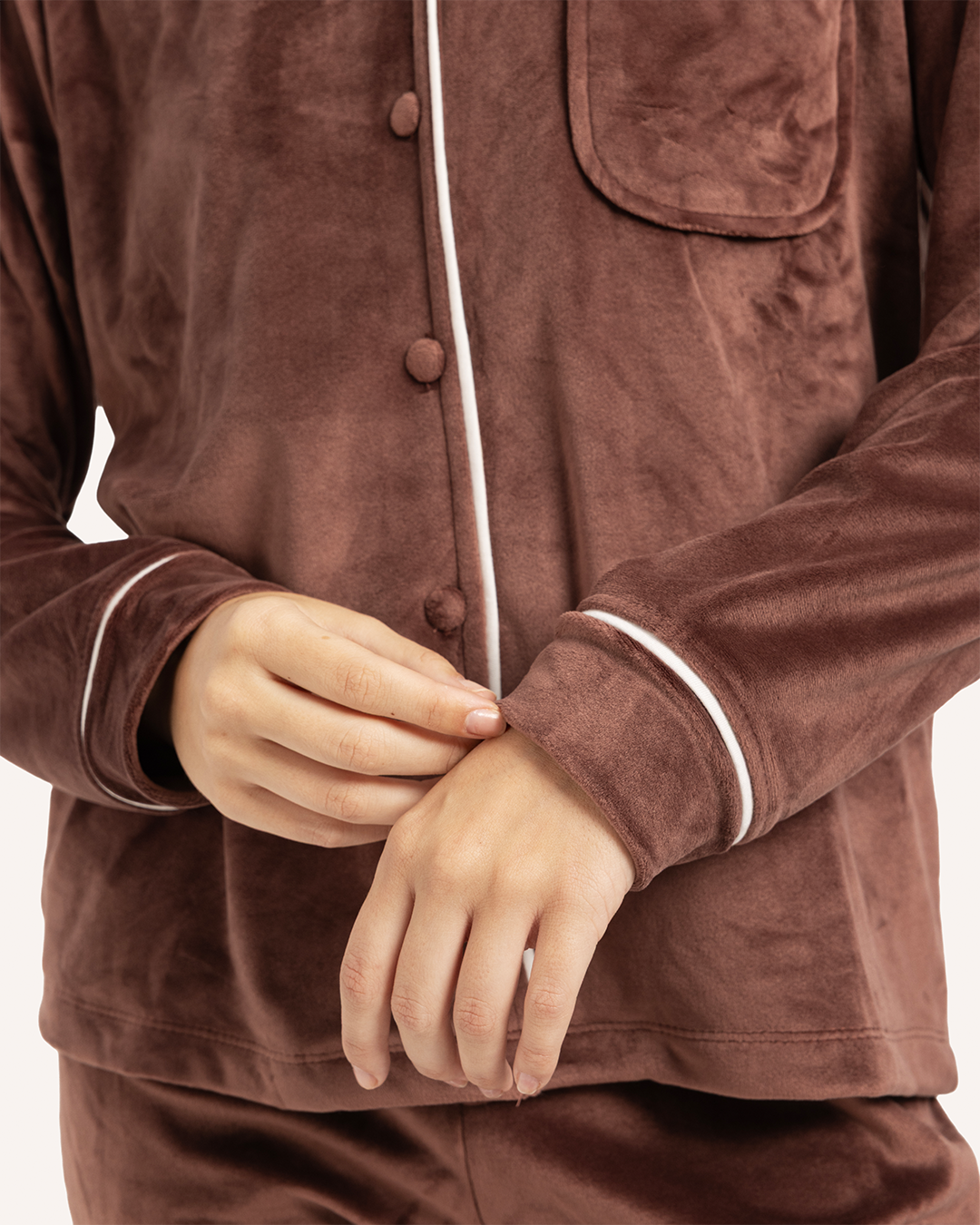 Plain classic women's pajamas