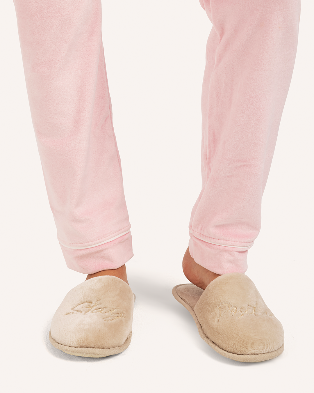 Plain classic women's pajamas