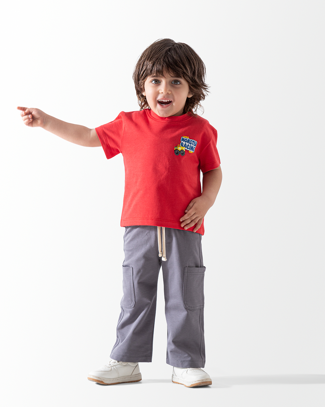 Boys' Baby Set Monster Race