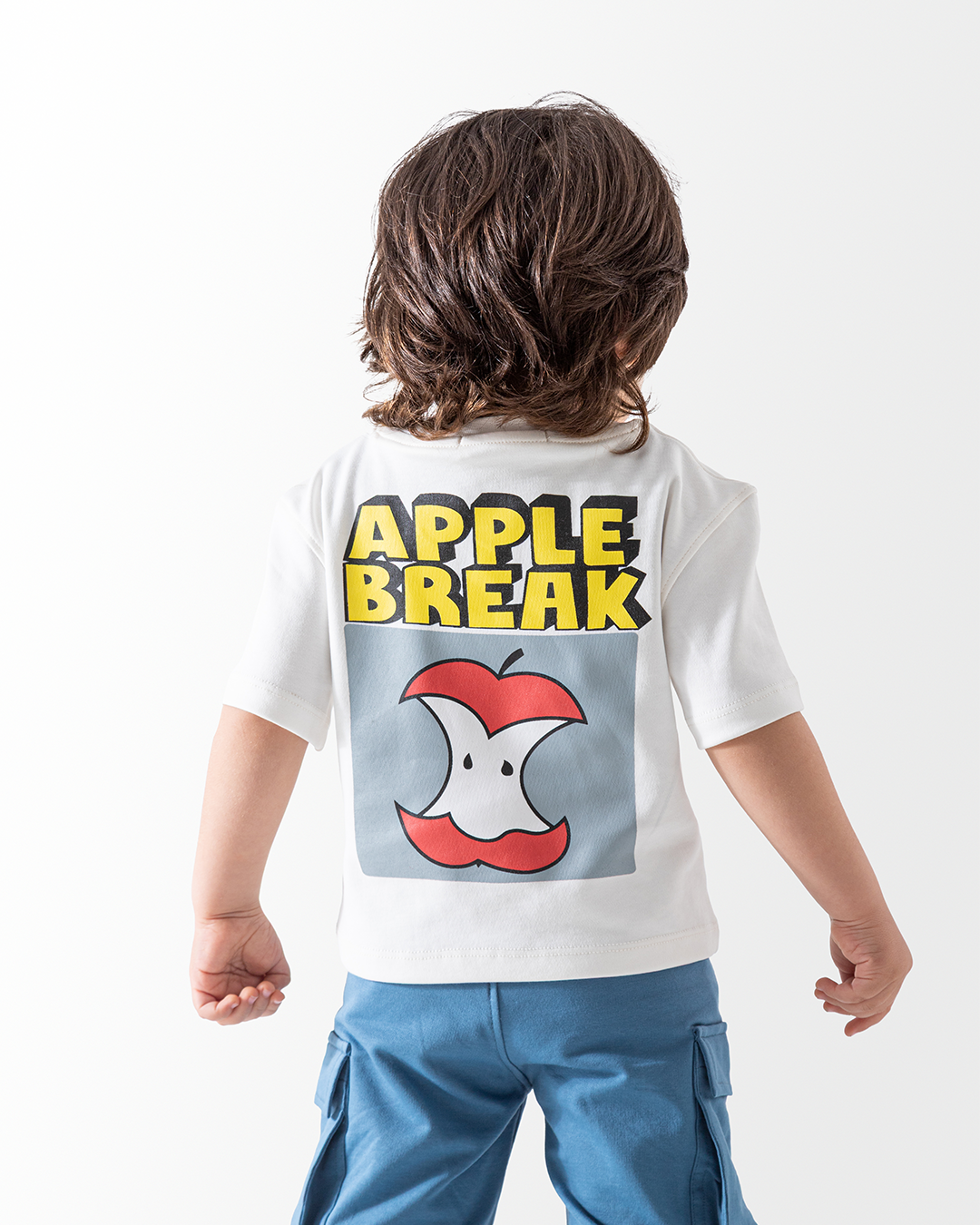Boys' Baby Set Break with an Apple