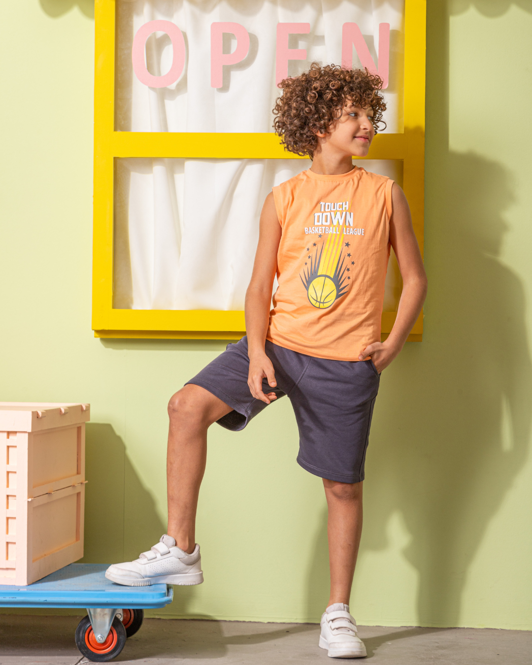 Basketball League  بيجامة اولادي وسط