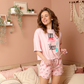 Women's pajamas over size flamingo