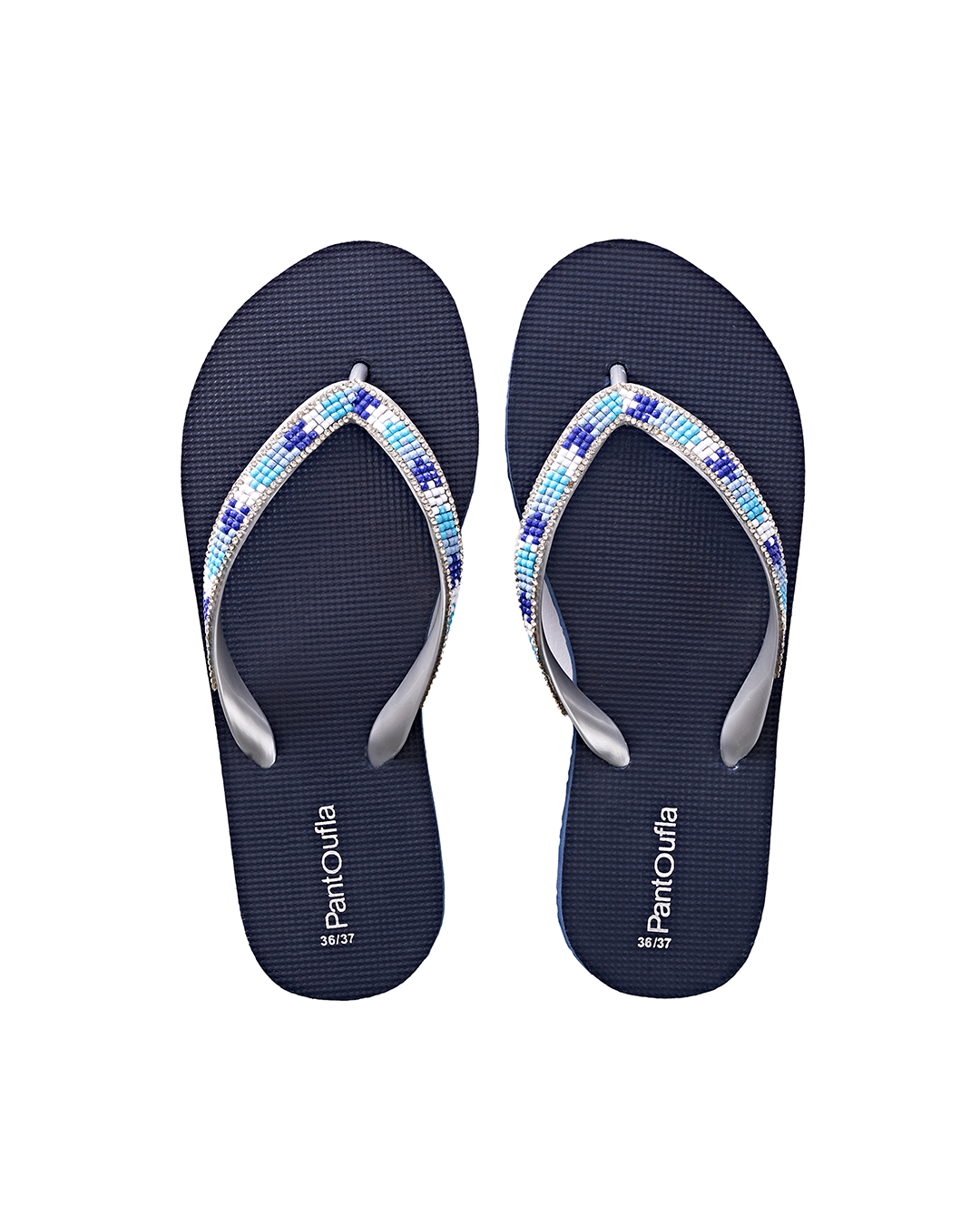 Slippers d'été Bleu Royal