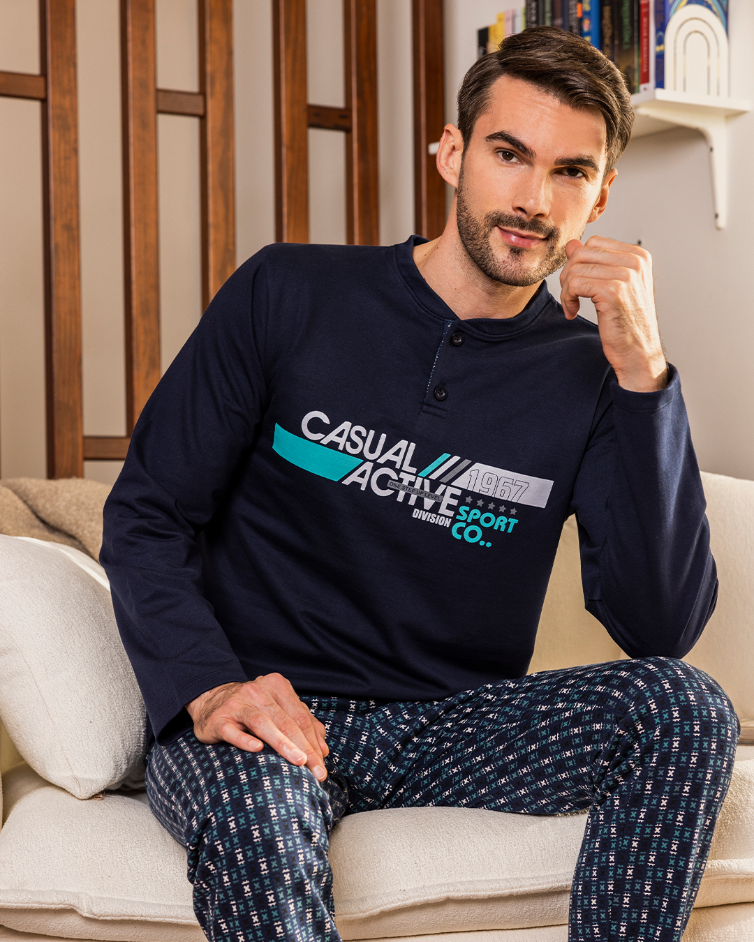 casual active بيجامه رجالي