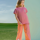 Snopy Friends Girls' pajama half sleeve pants