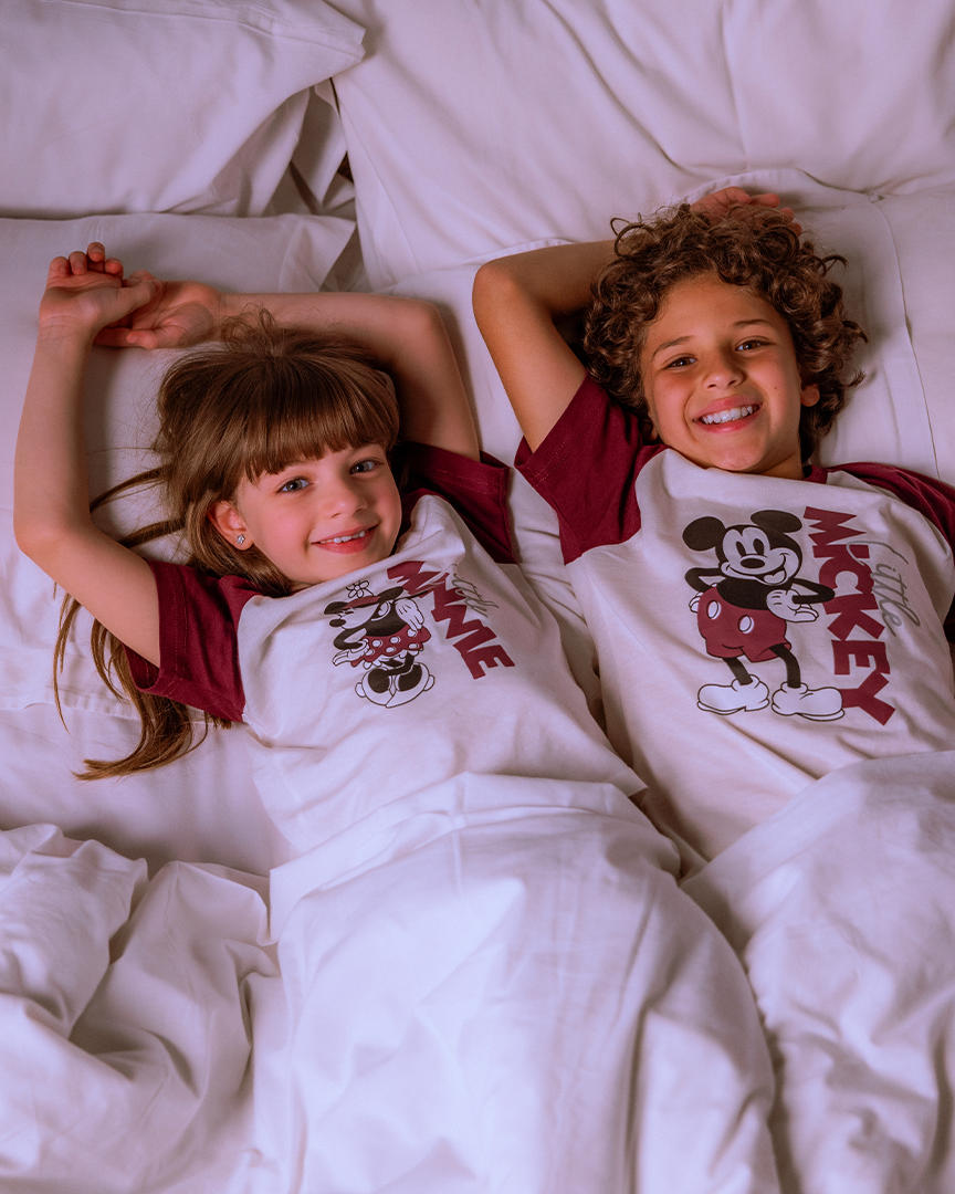 Family checkers بيجاما اولادي نص كم و بنطلون قطن