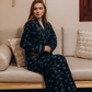 Women's robe, cool rotary shawl, long branches