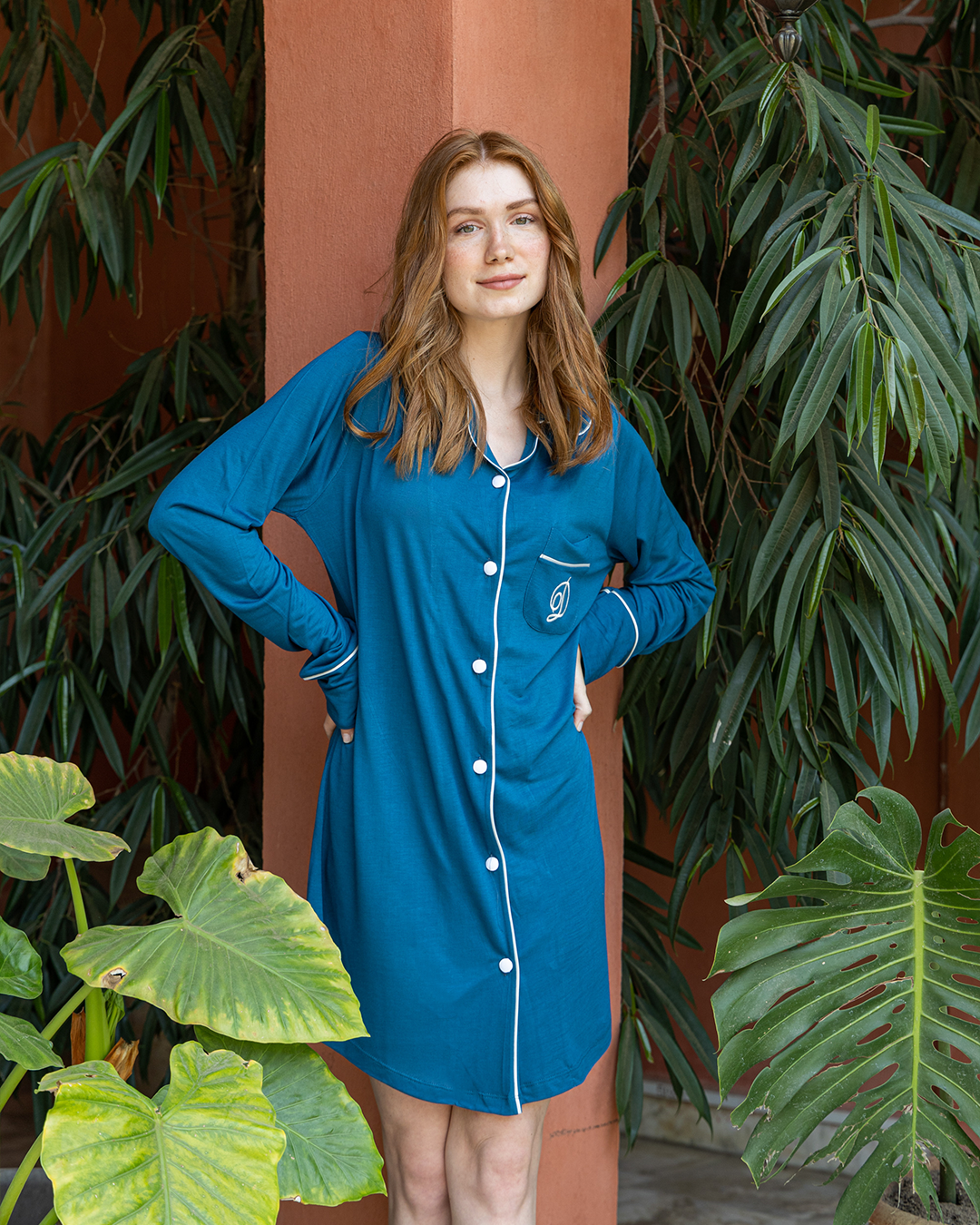 قميص حريمي تطريز المنزل