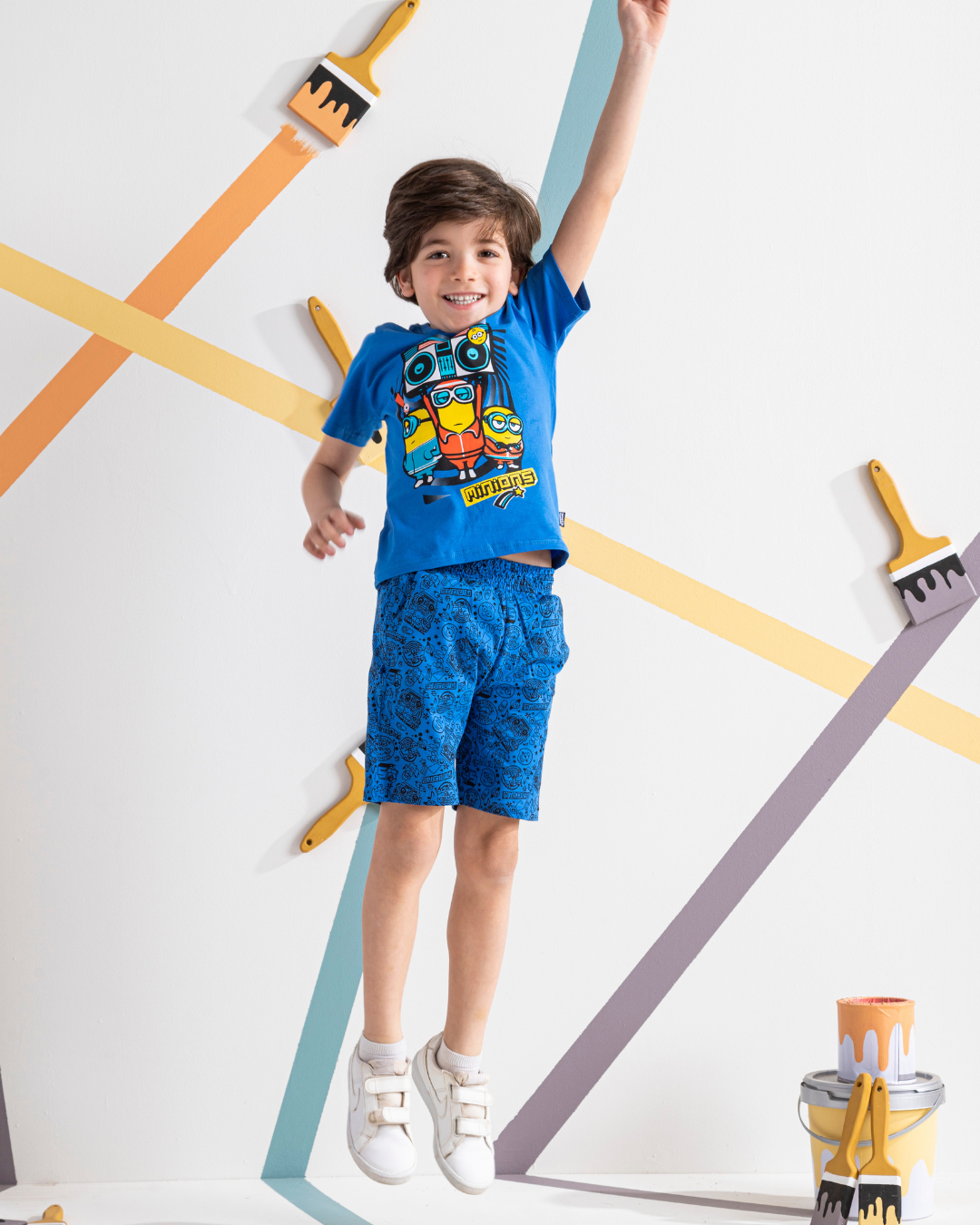 Minionsبيجامه اولادي شورت