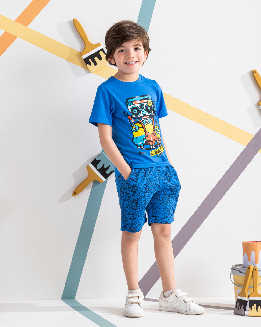 Minionsبيجامه اولادي شورت