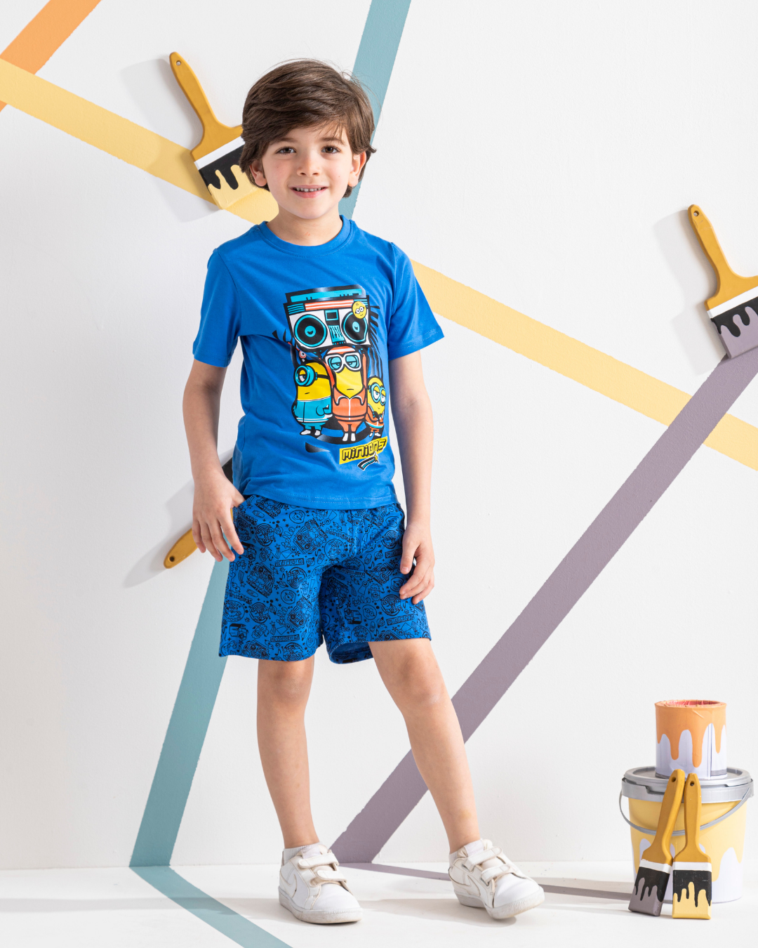 Minionsبيجامه اولادي شورت