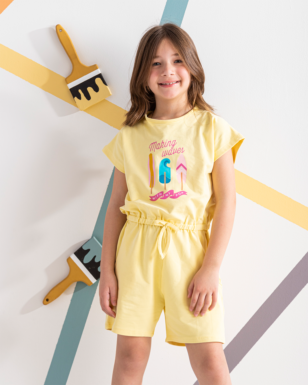 making waves Salobit girls shorts