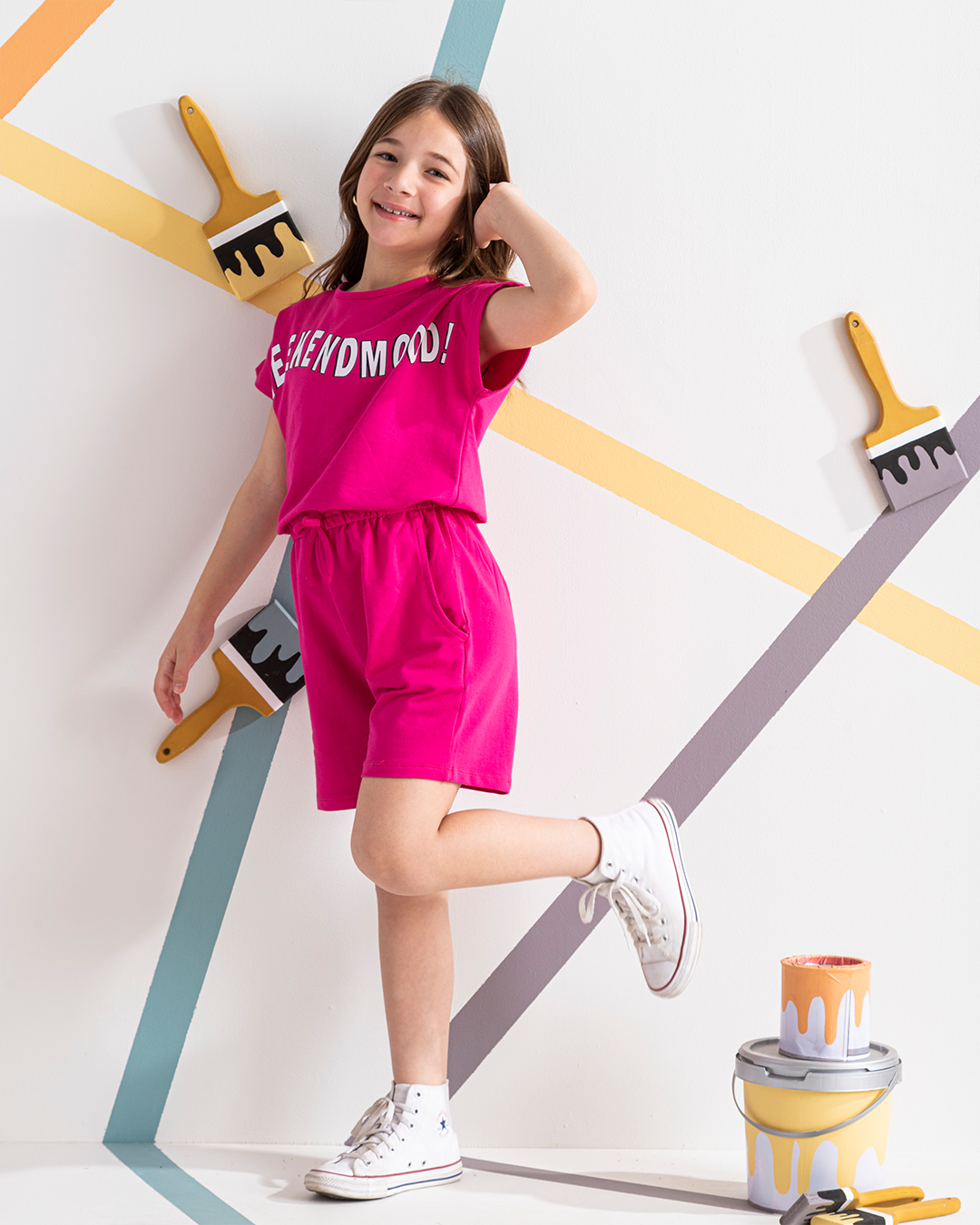 WEEK END MOOD Girls shorts bodysuit