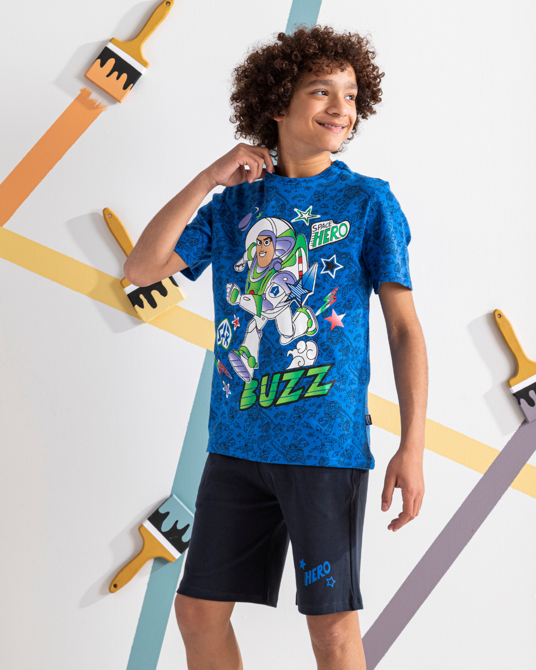 BUZZ HERO بيجامه اولادي شورت
