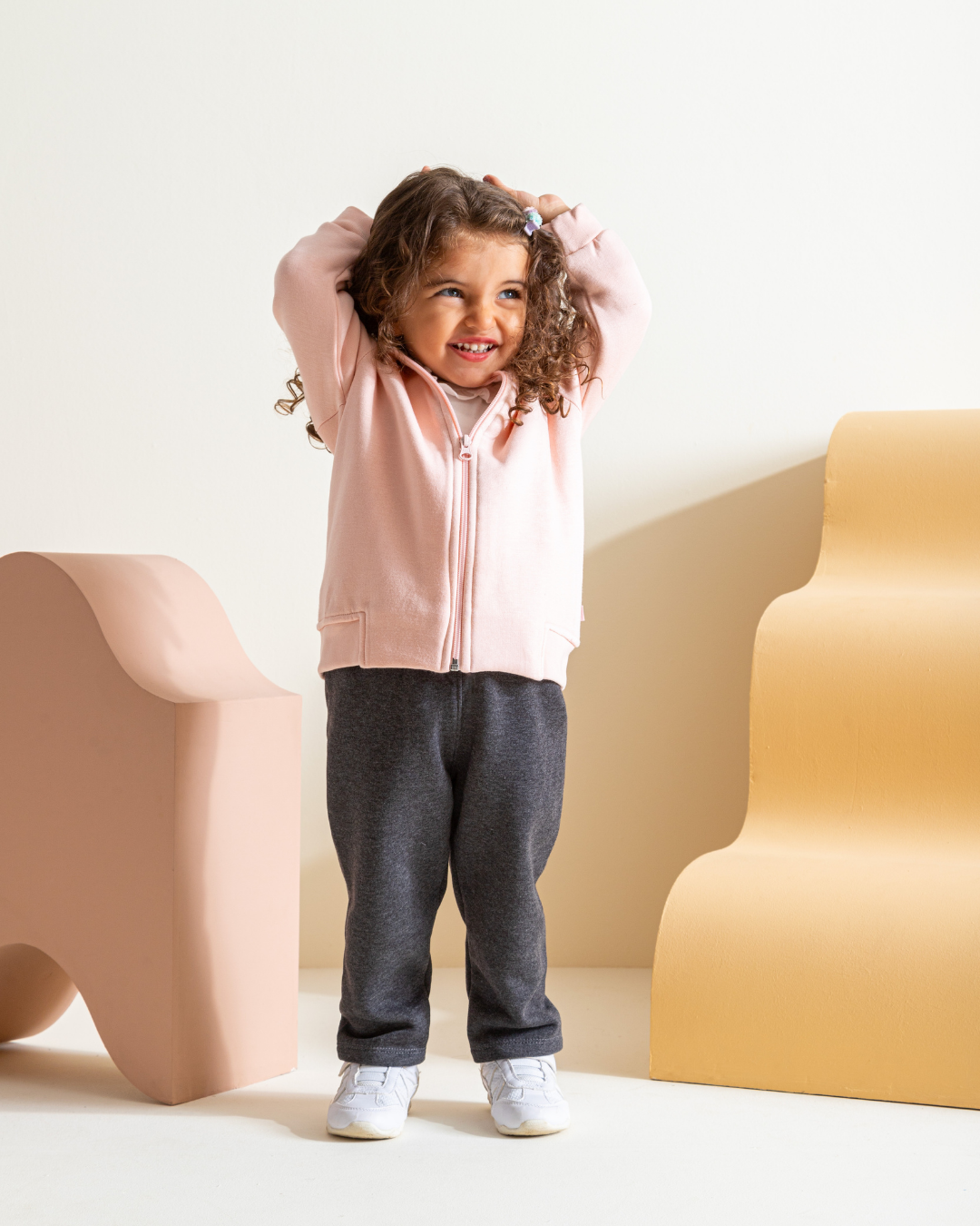 Natura girls' pajamas body + jacket with capes + printed pants