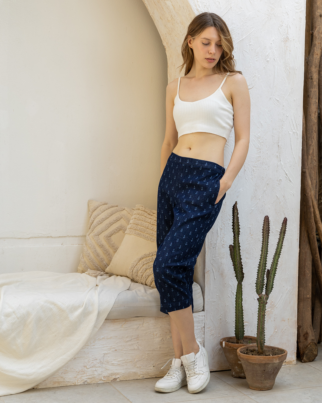 بنتاكور جينز مطبوع هلب