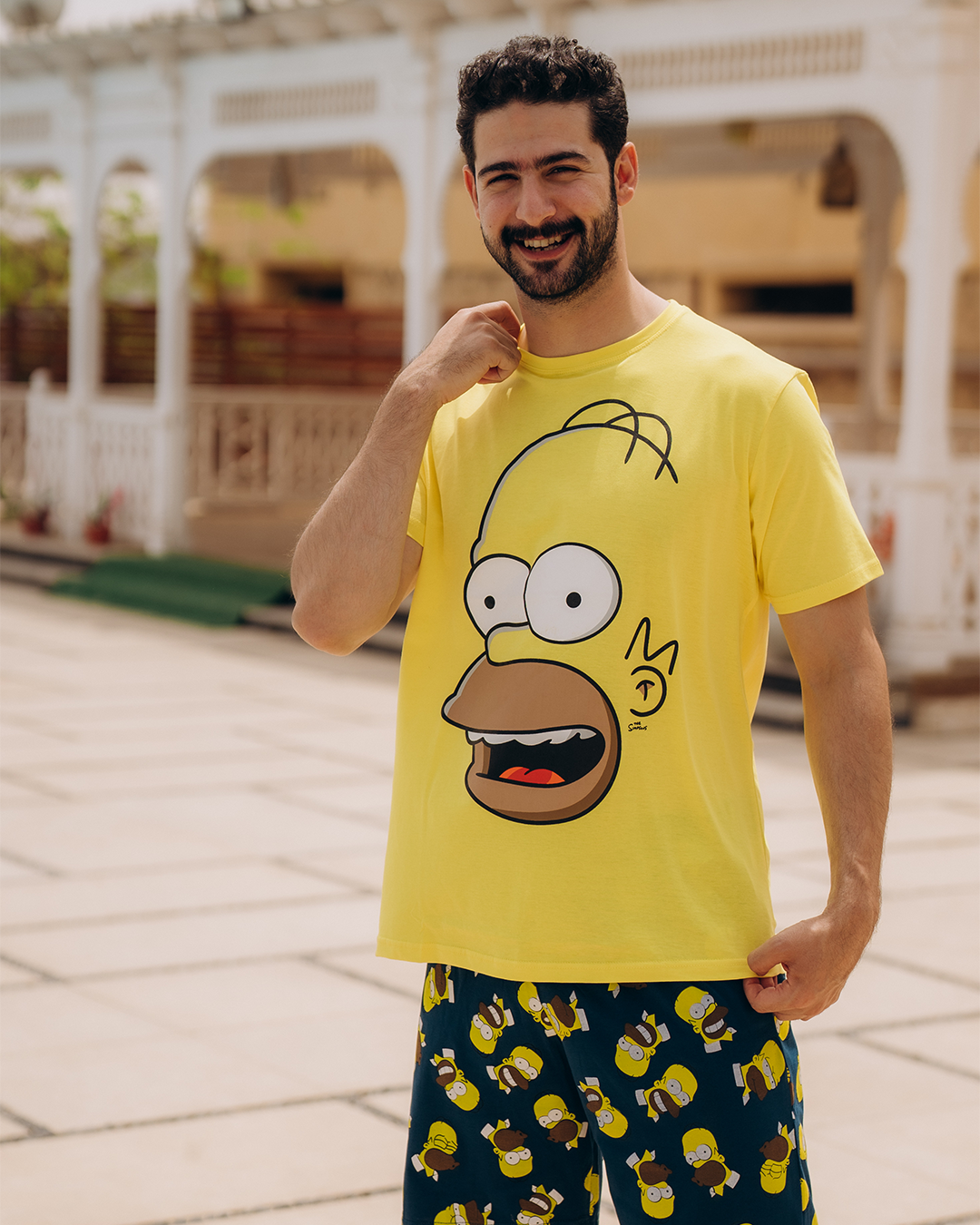 Simpsons بيجامه رجالي