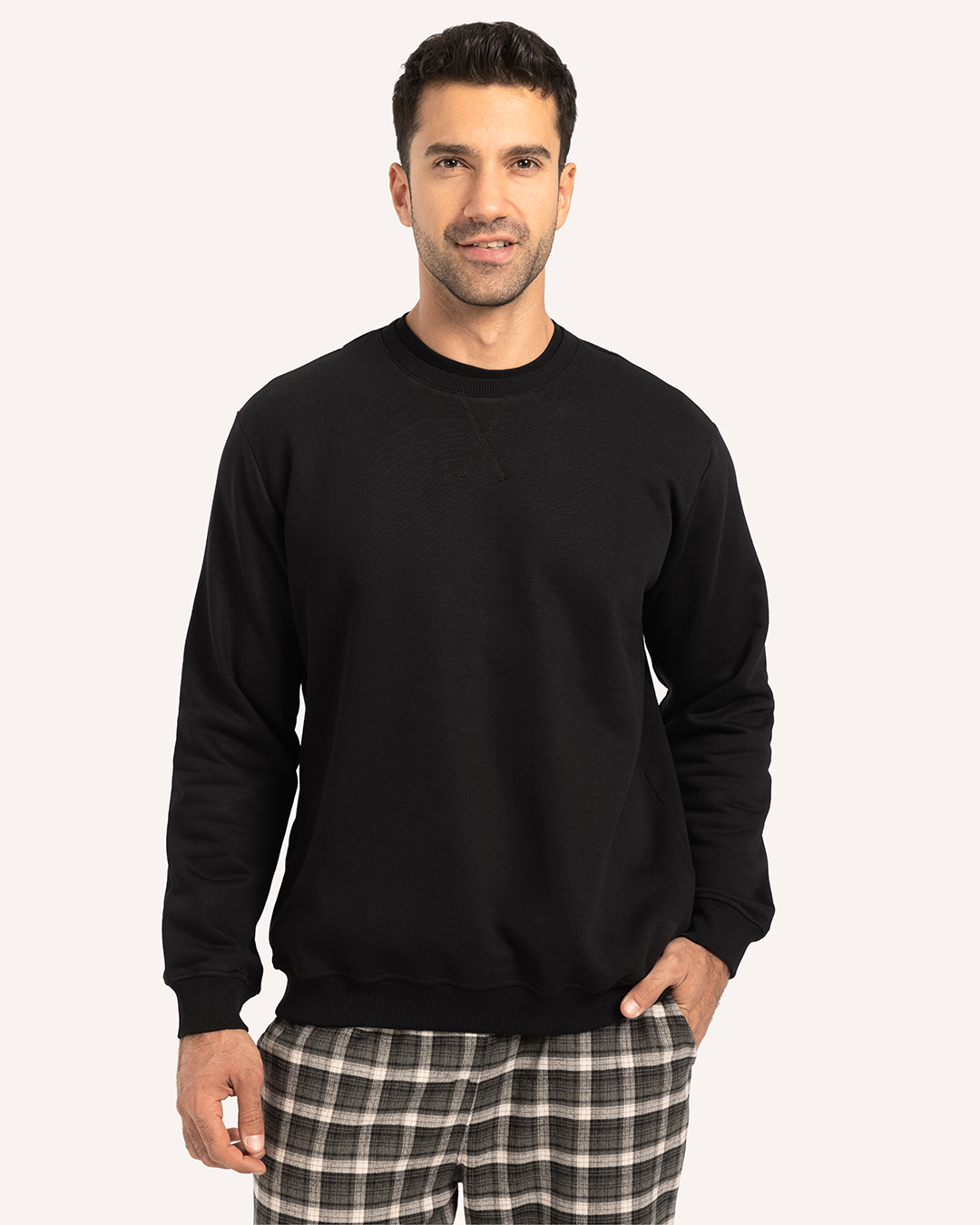 سويت شيرت رجالي ساده راوند