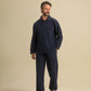 Chic Man in Printed Classic Pajama
