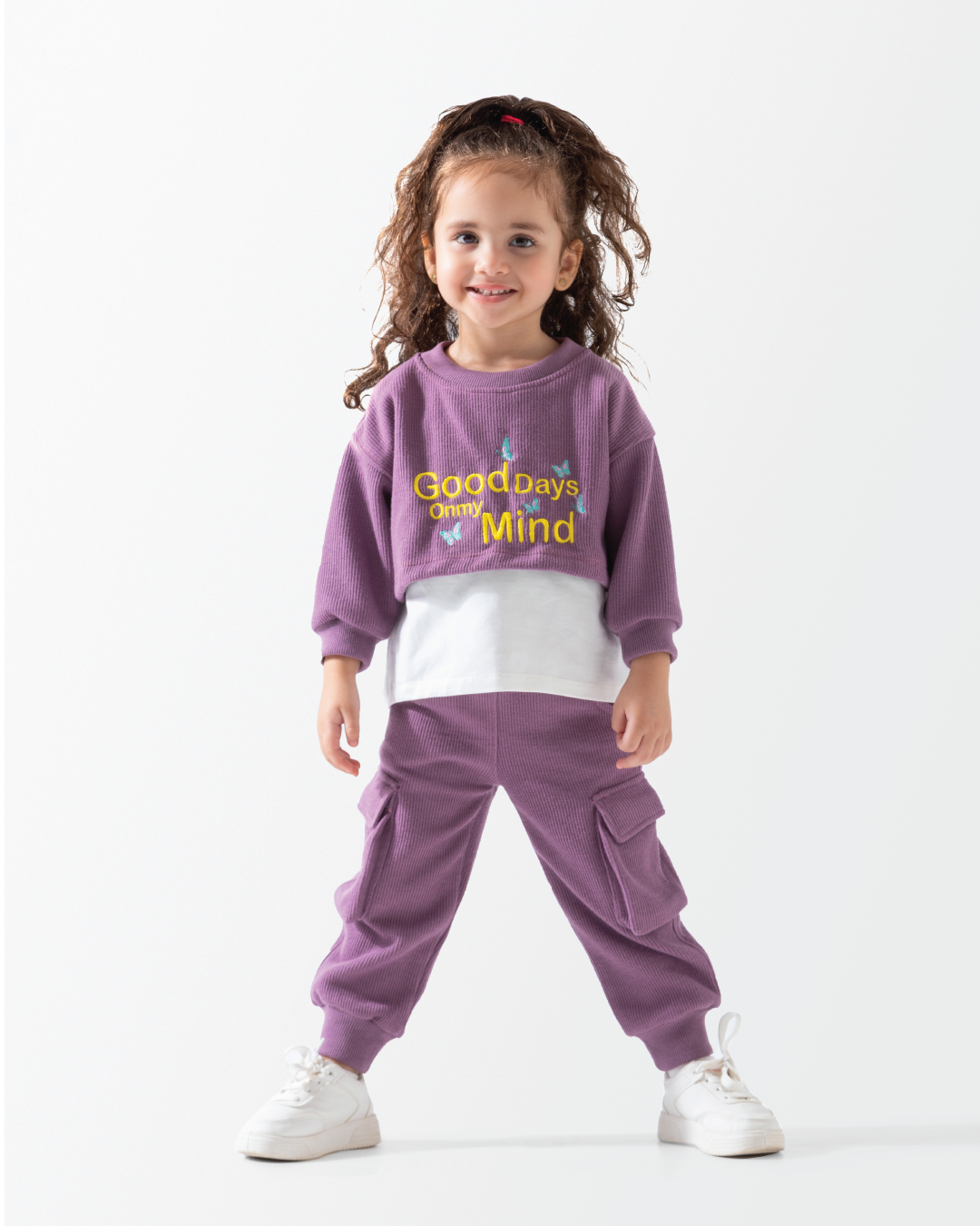 GOOD DAYS بيجامه بناتي بيبي 3 قطع