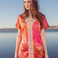Lace length V night short women's shirt