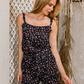 Black Floral بيجاما حريمي شورت