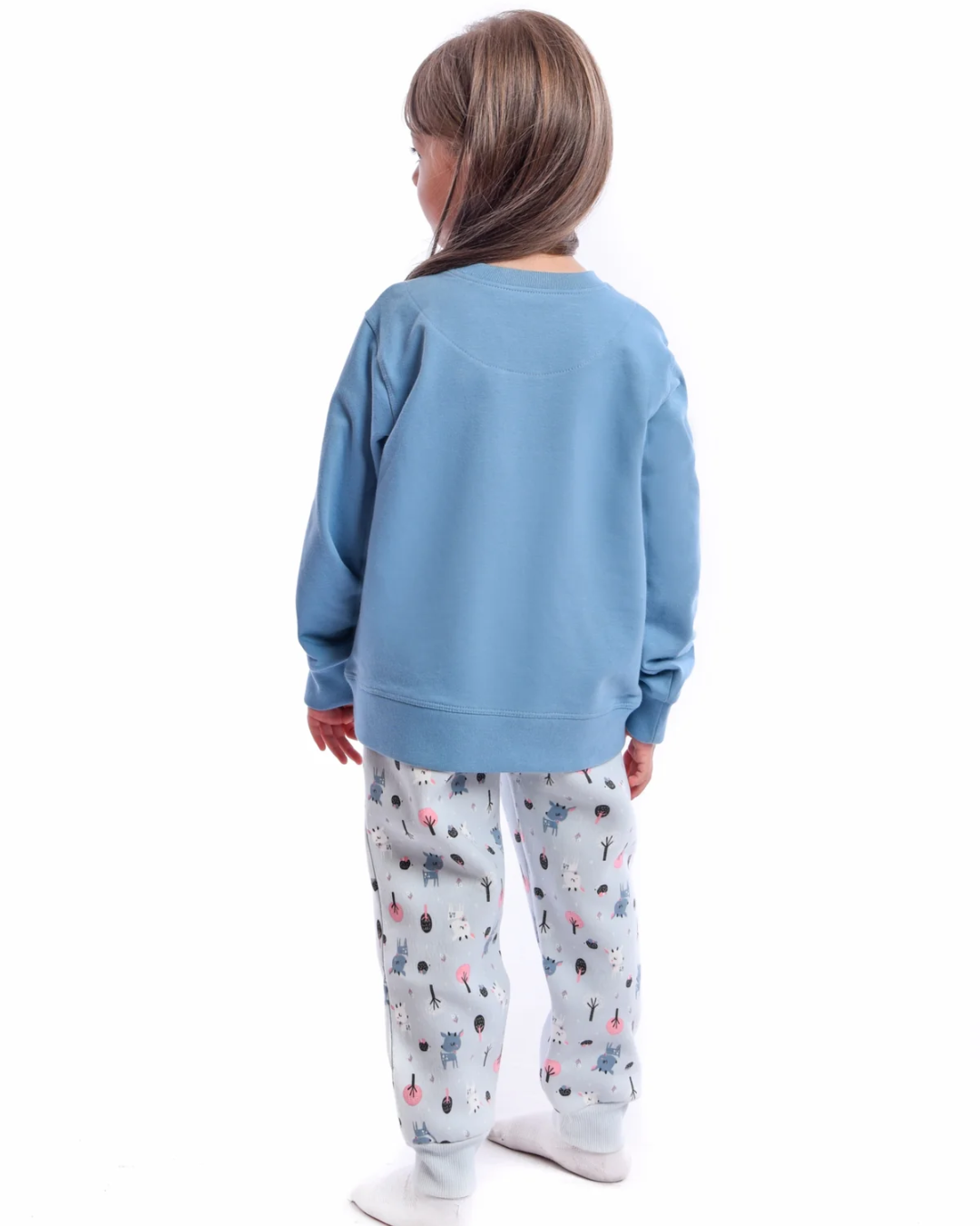 Oh Deer girls' pajamas, T-shirt + printed pants