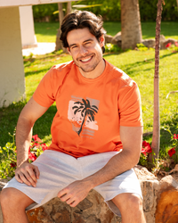 Palm tree بيجاما رجالي نص كم و شورت