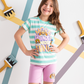 paw patrol girls pajamas striped shorts