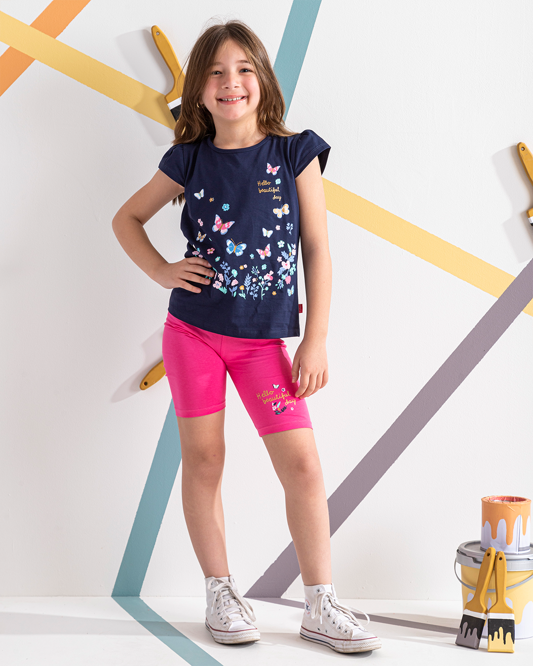 beautful day girls pajamas shorts