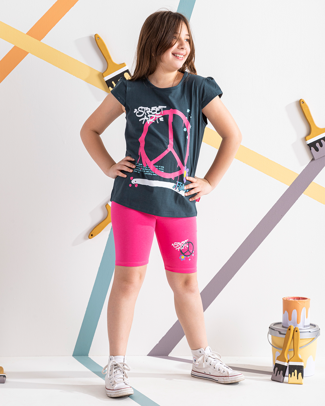 STREET FUNNY Girls' pajama shorts