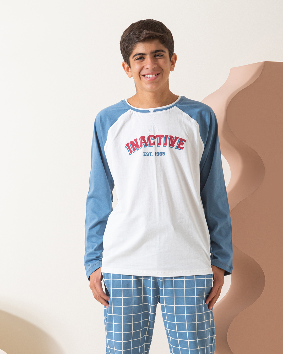 Inactive بيجاما أولادي كُم طويل رَجلان