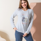 Long sleeve thermal top pajama Koala print