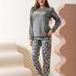 Wednesday Girls' long-sleeves pajamas cotton  * Summer Melton